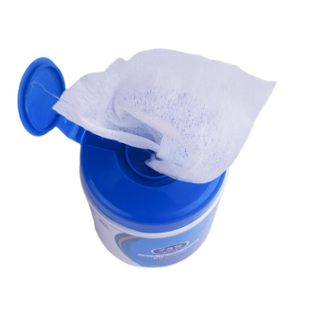 The 100% viscose spunlace non - woven fabric can be used for portable wet tissue